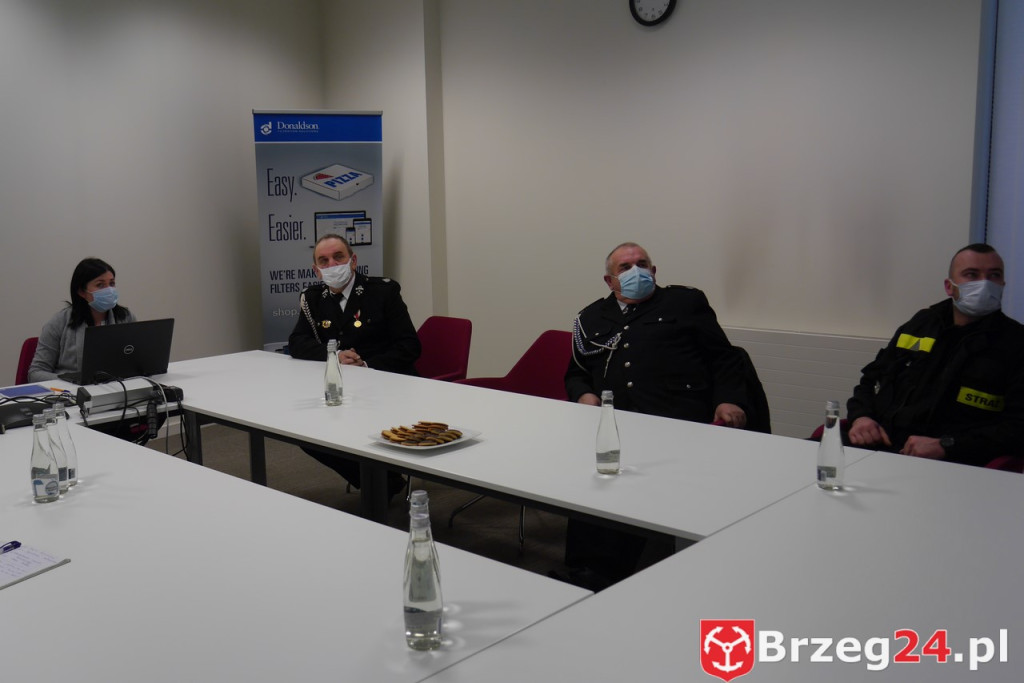 Donaldson wspomaga strażaków z Dobrzynia