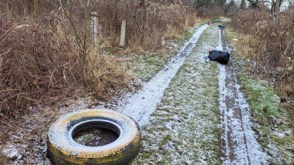Na terenie dawnych ogrodów działkowych rośnie dzikie wysypisko. Mieszkańcy Brzegu interweniują