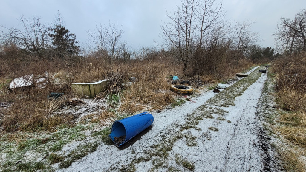Na terenie dawnych ogrodów działkowych rośnie dzikie wysypisko. Mieszkańcy Brzegu interweniują