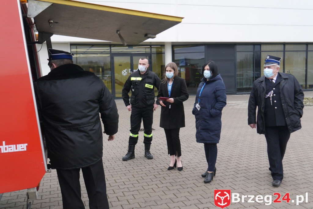 Donaldson wspomaga strażaków z Dobrzynia