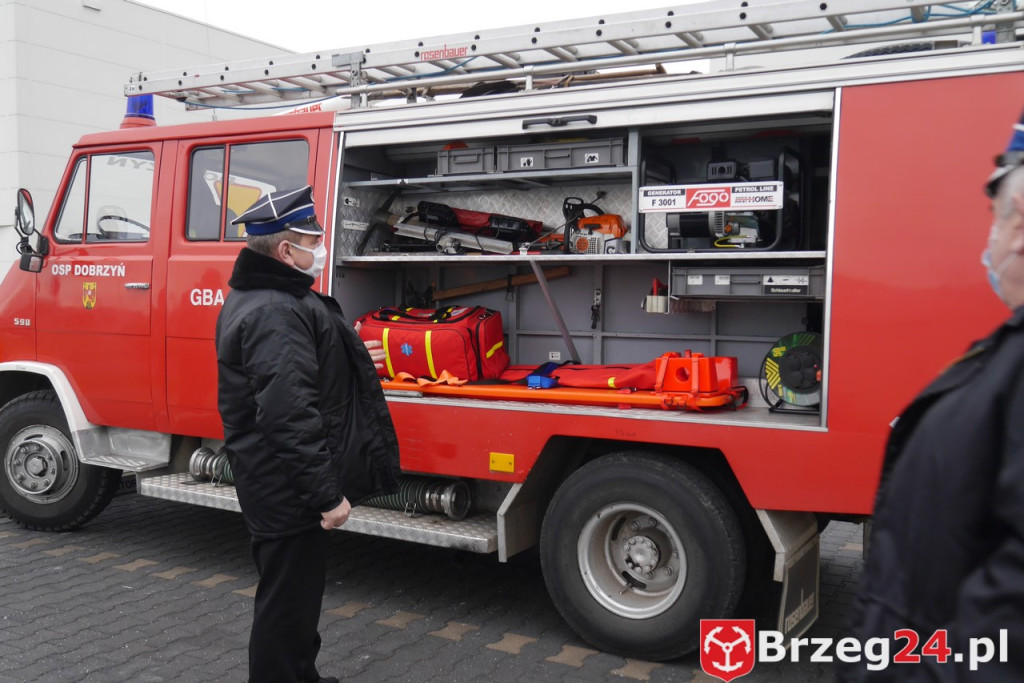 Donaldson wspomaga strażaków z Dobrzynia