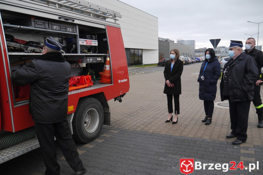 Donaldson wspomaga strażaków z Dobrzynia