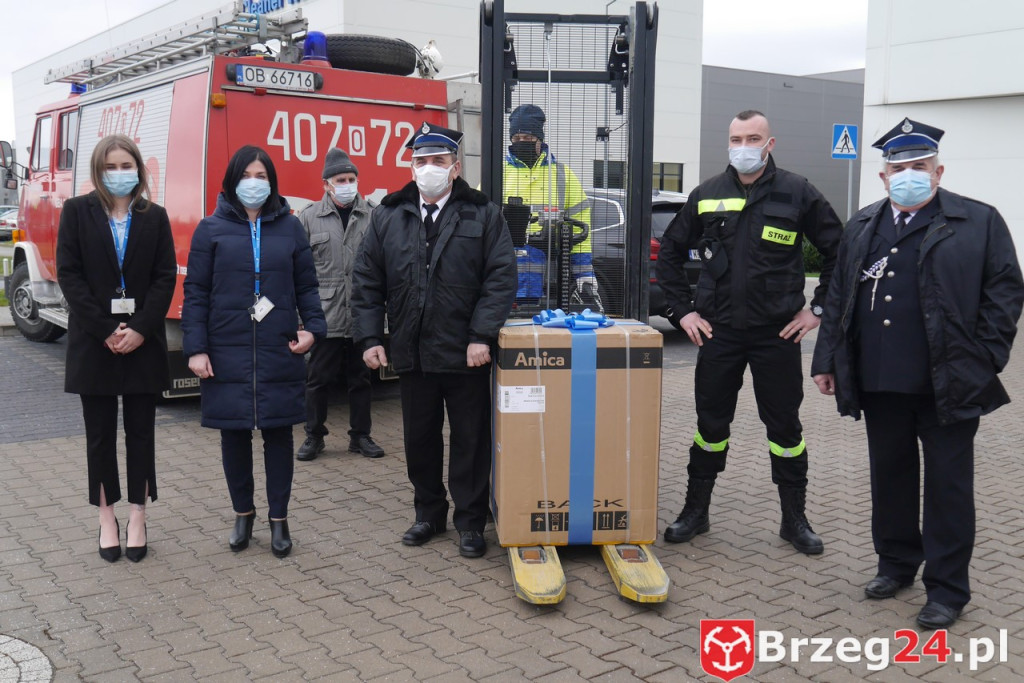 Donaldson wspomaga strażaków z Dobrzynia