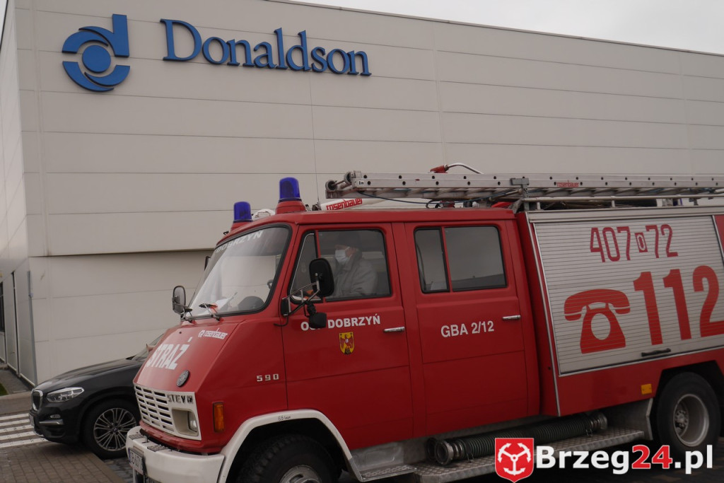 Donaldson wspomaga strażaków z Dobrzynia