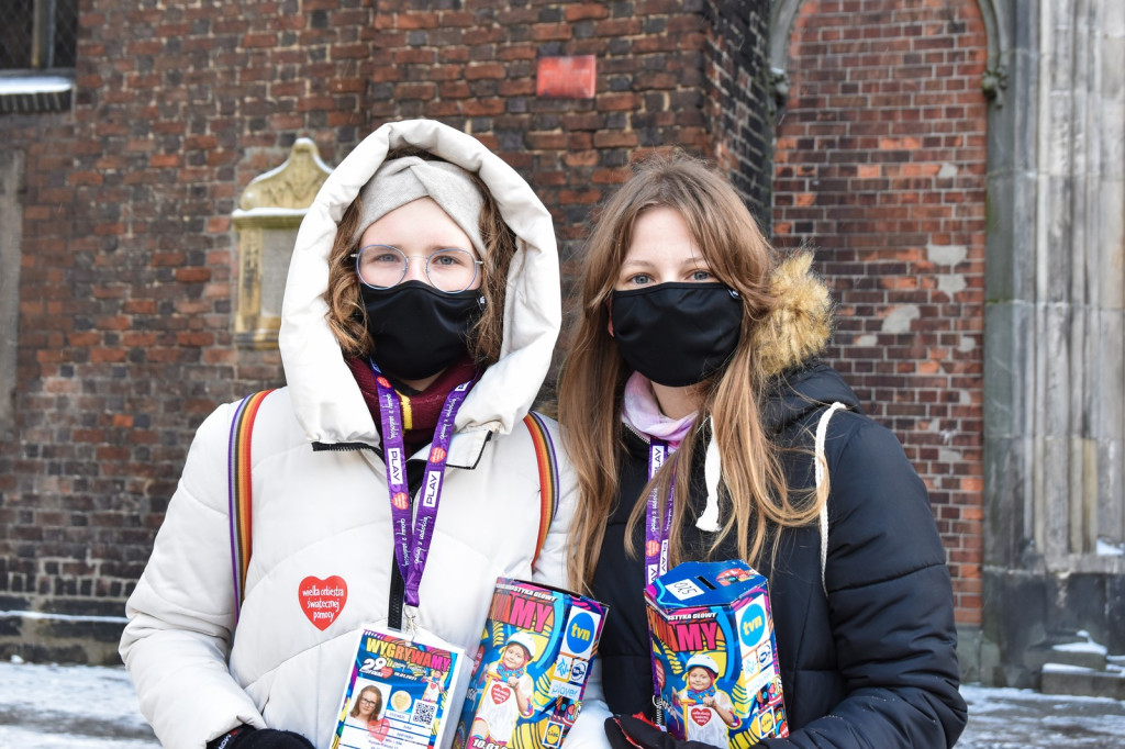 Trwa 29. finał WOŚP. Wolontariuszy z Brzegu cieszy zimowa aura