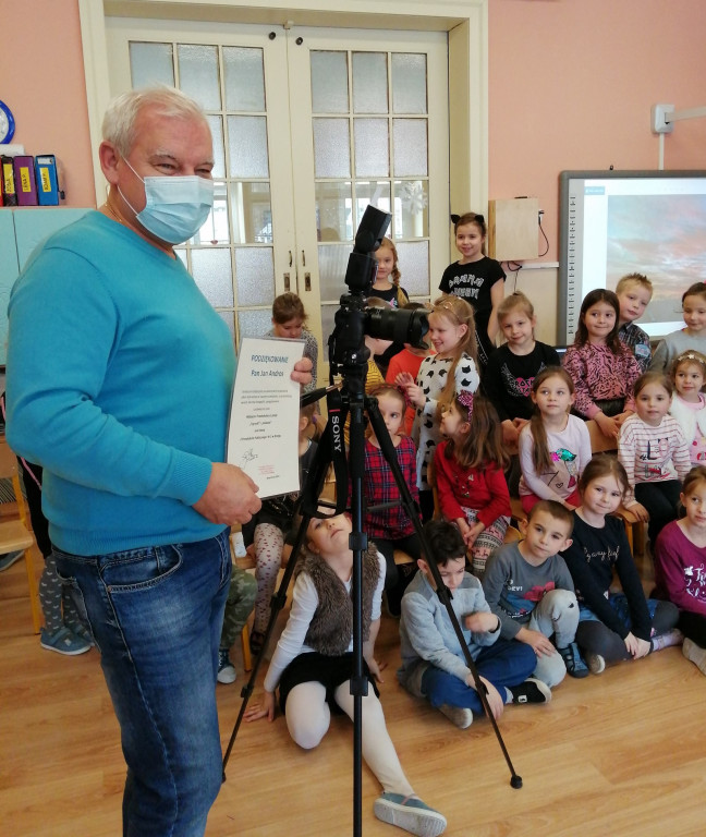 Z fotografią  w przedszkolu