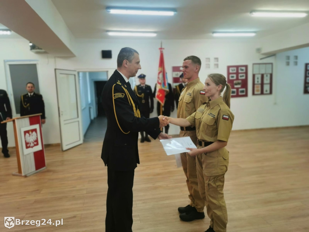 Brzeg powitał nowych strażaków
