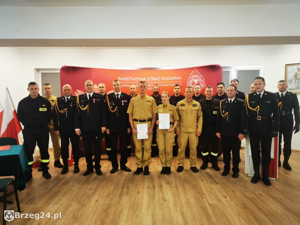 Brzeg powitał nowych strażaków
