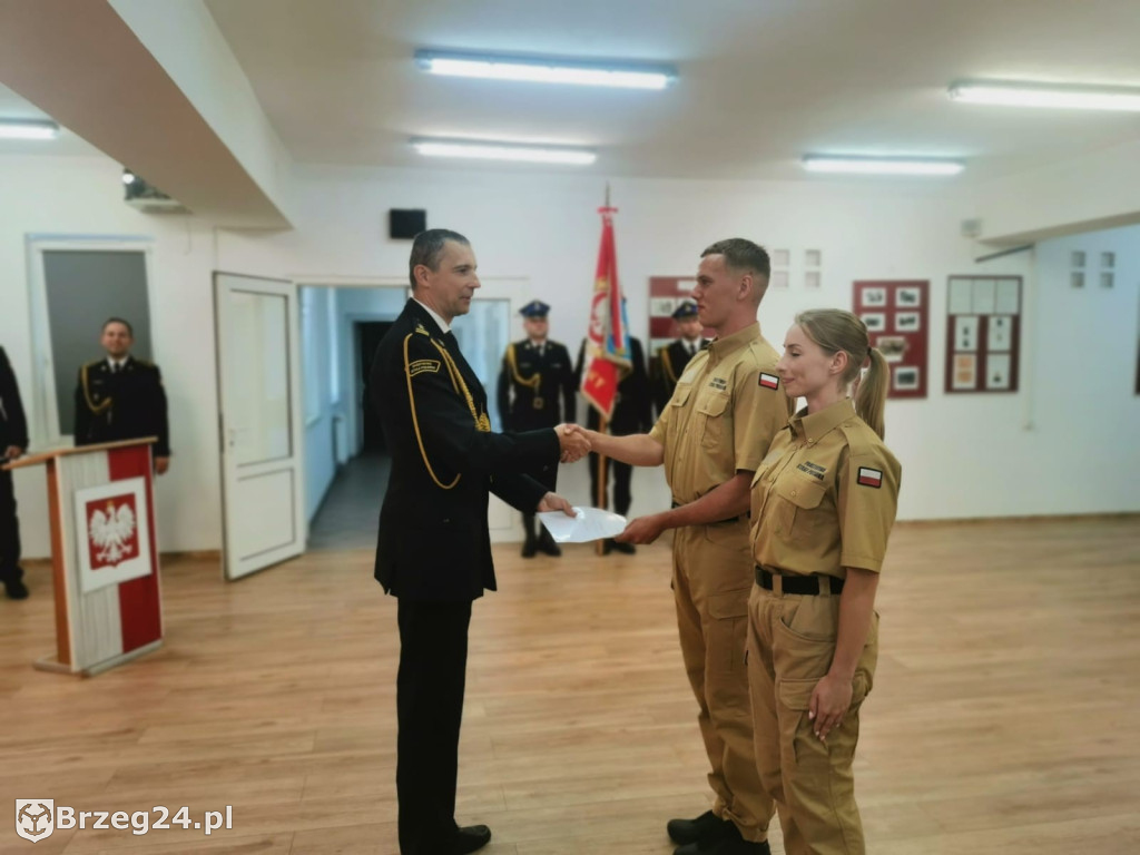 Brzeg powitał nowych strażaków