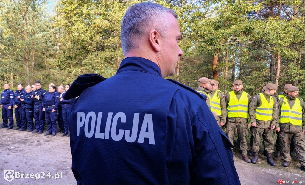 Policja, straż i wojsko we wspólnej akcji