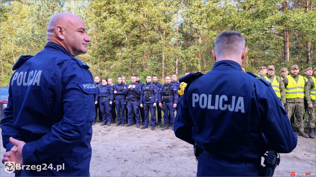 Policja, straż i wojsko we wspólnej akcji