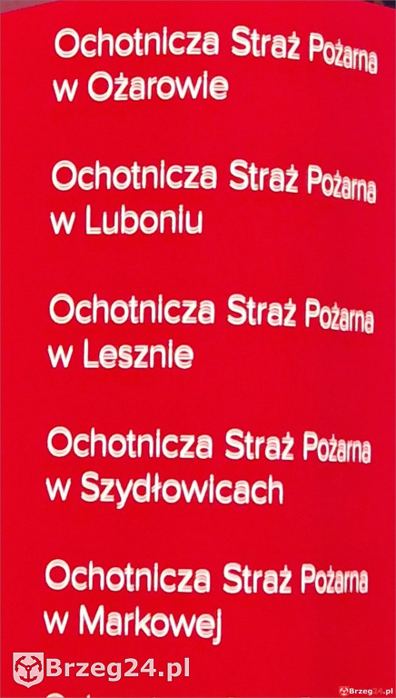 Strażacy z Szydłowic z grantem ORLEN!