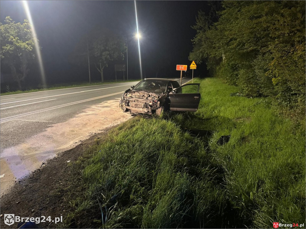 Wypadek w Zielęcicach: Audi zderzyło się z Golfem