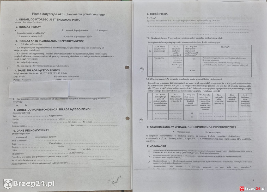 1200 działek w Grodkowie z wnioskami o wiatraki