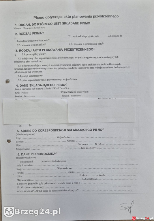 1200 działek w Grodkowie z wnioskami o wiatraki