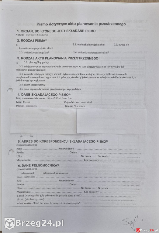 1200 działek w Grodkowie z wnioskami o wiatraki