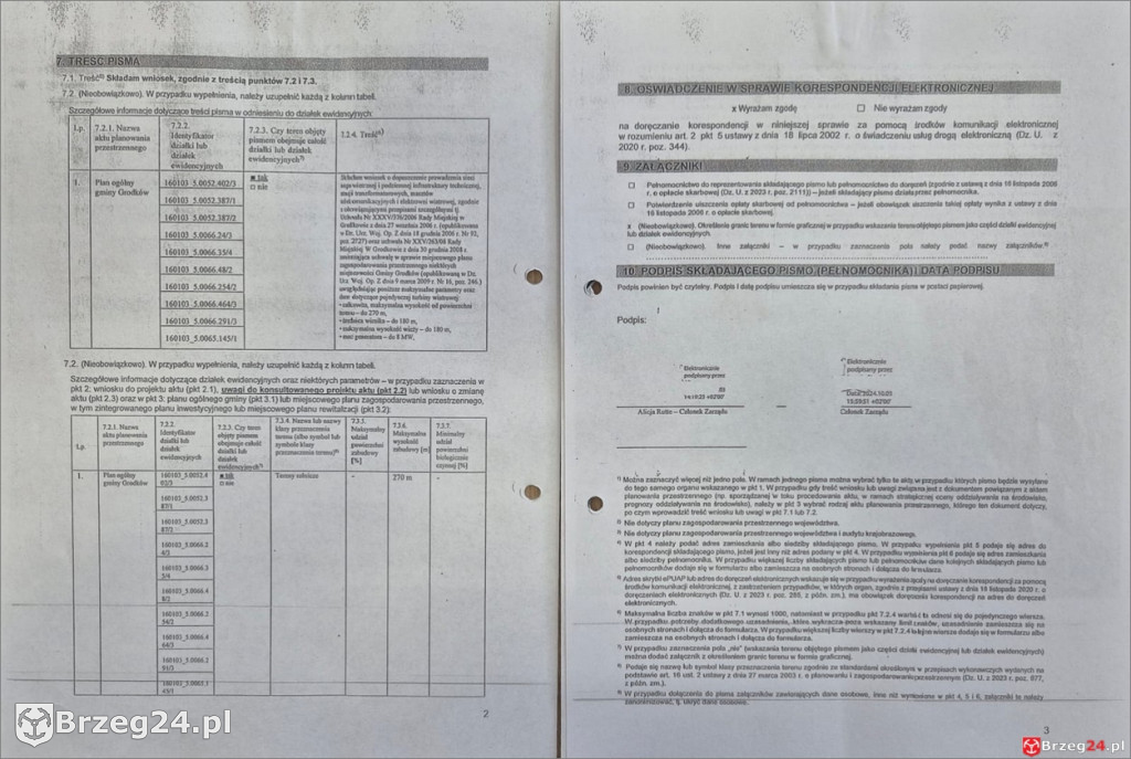 1200 działek w Grodkowie z wnioskami o wiatraki