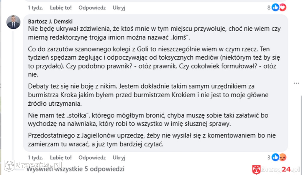 Bartosz Demski - oświadczenie majątkowe