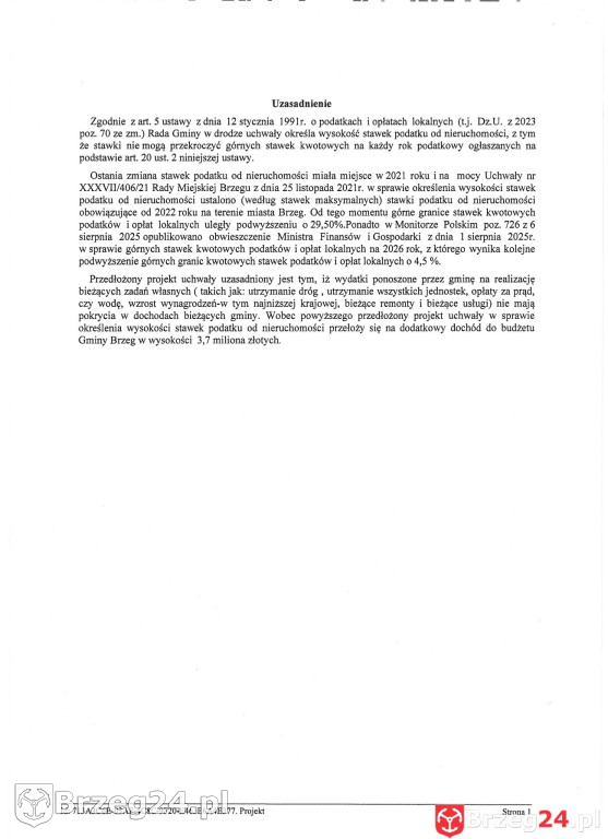 Jaskólska-Palus sięga do  kieszeni mieszkańców