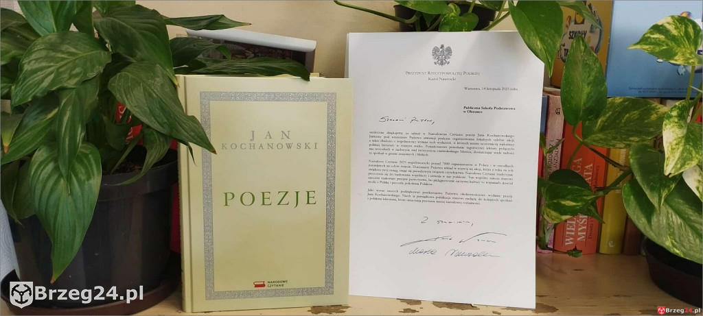 Podziękowania od Prezydenta dla szkoły w Olszance