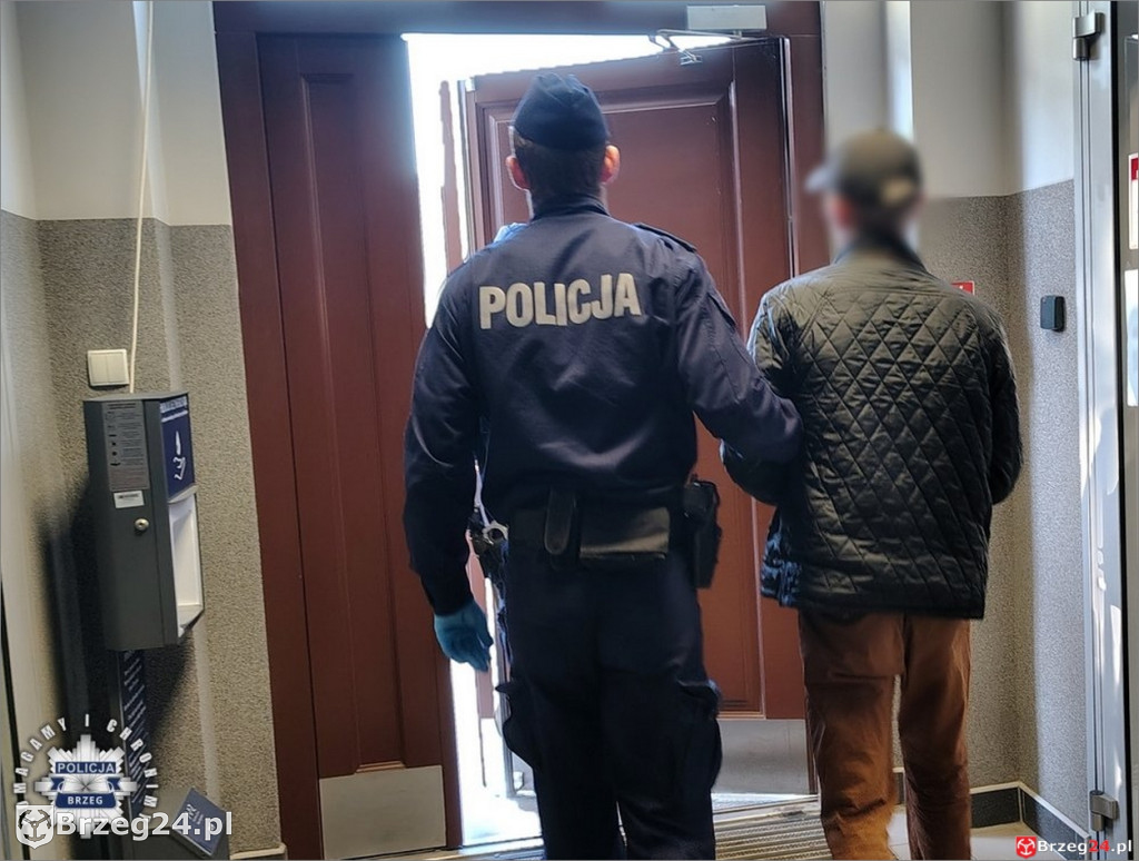 Poszukiwany sam zgłosił się na policję