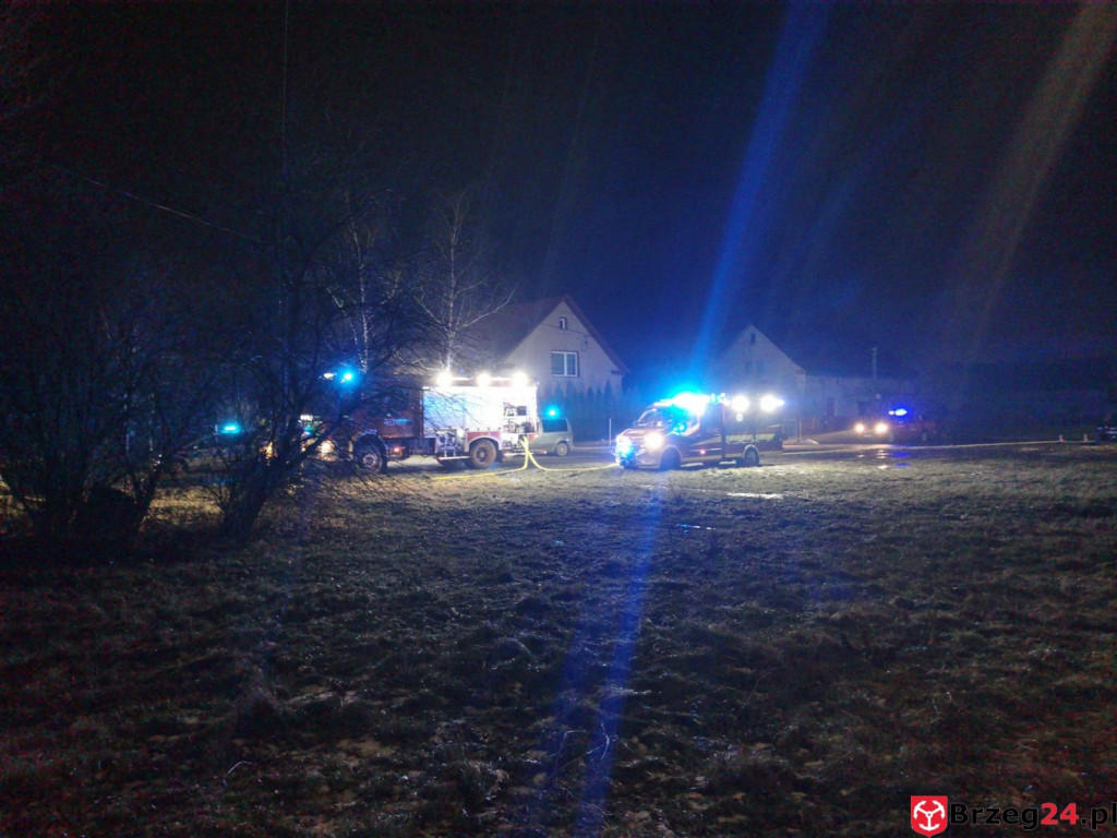 Pożar w Zielęcicach. Nie żyje 73 letni mężczyzna