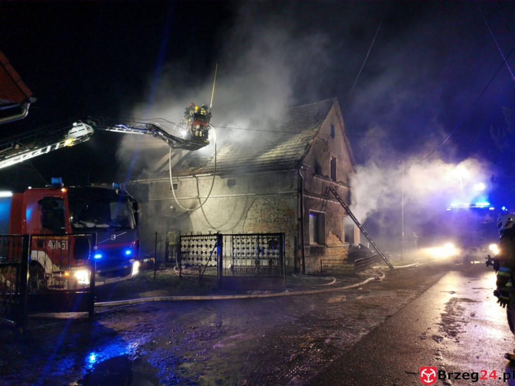 Pożar w Zielęcicach. Nie żyje 73 letni mężczyzna