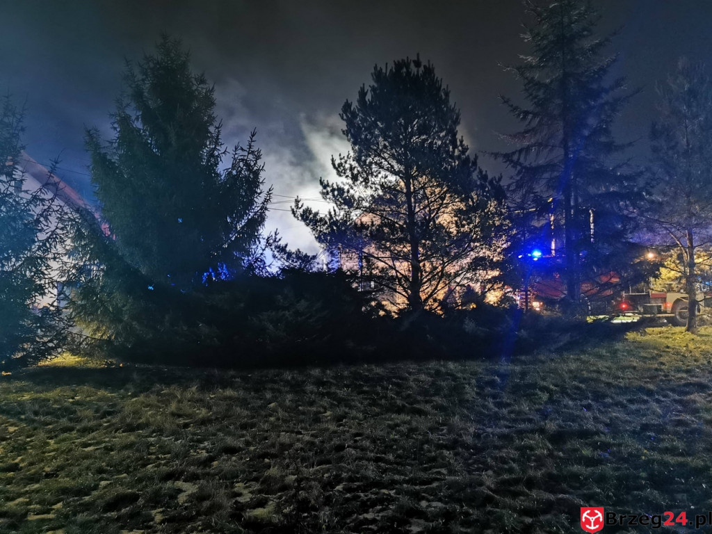 Pożar w Zielęcicach. Nie żyje 73 letni mężczyzna