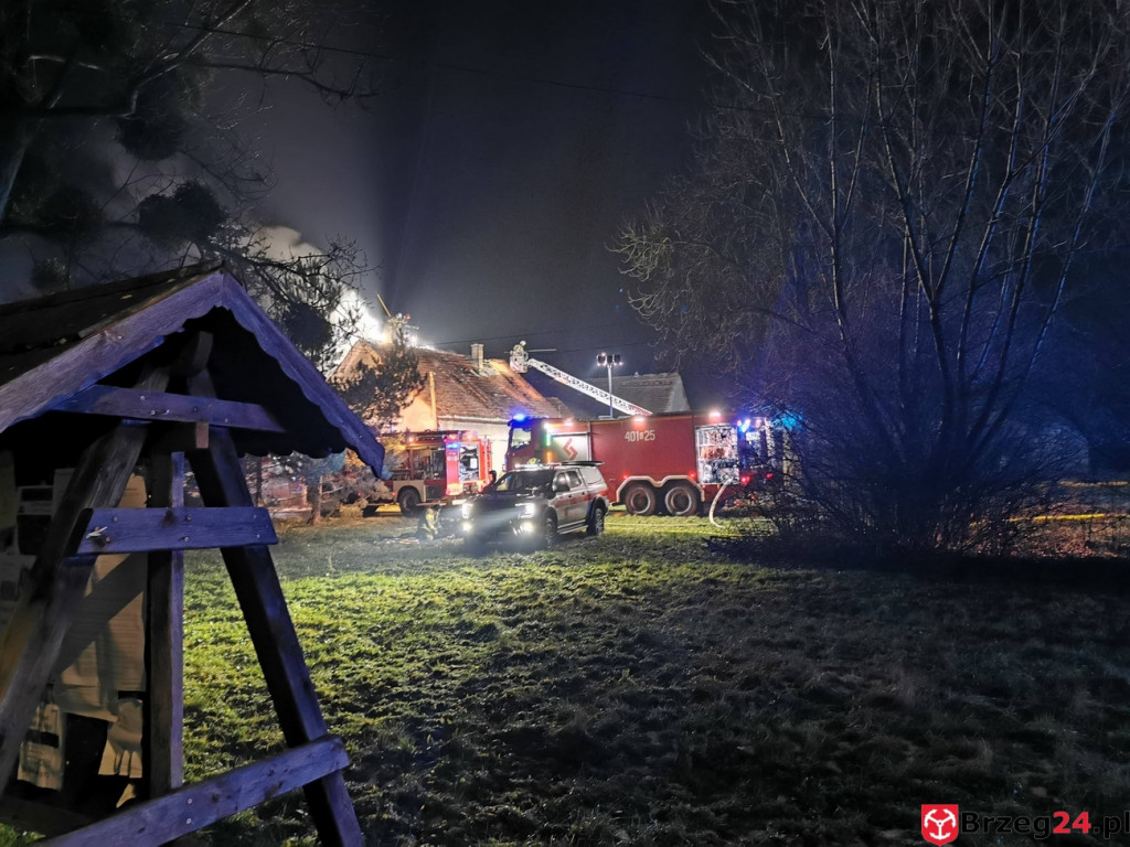 Pożar w Zielęcicach. Nie żyje 73 letni mężczyzna