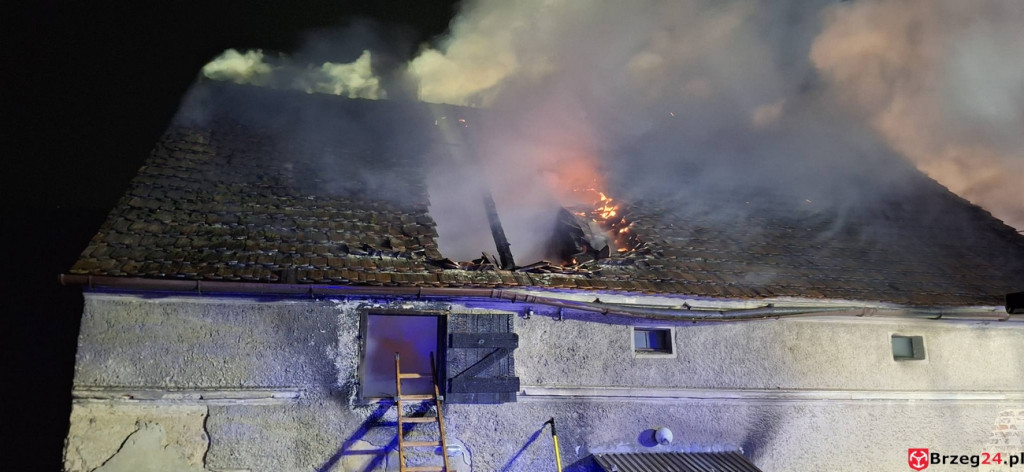 Pożar w Zielęcicach. Nie żyje 73 letni mężczyzna