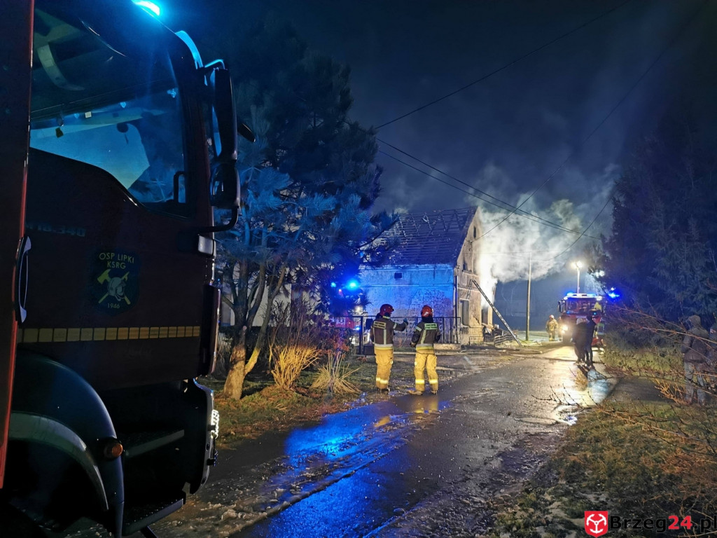 Pożar w Zielęcicach. Nie żyje 73 letni mężczyzna