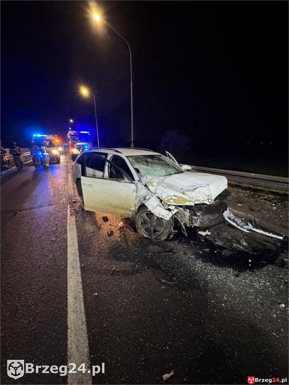 Pisarzowice jeden samochód rozerwany na części