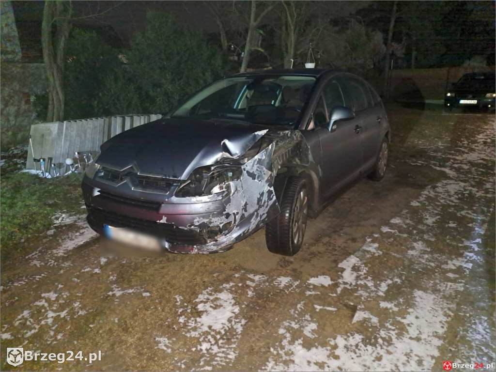 Policja po zdarzeniu na DK94. 84 latek sprawcą