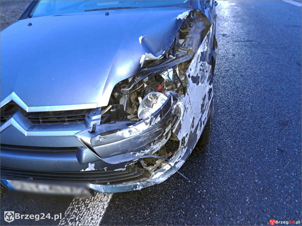 Policja po zdarzeniu na DK94. 84 latek sprawcą