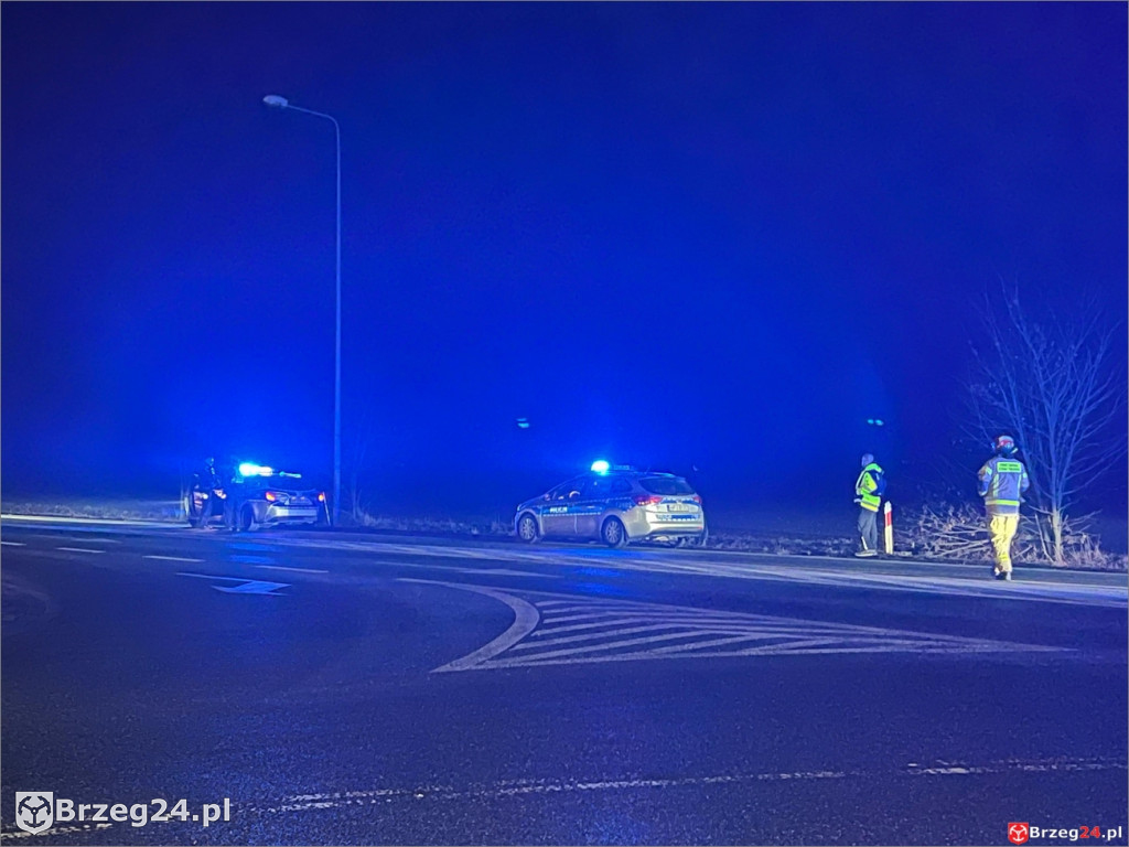 Grodków. Samochód potrącił pieszego na obwodnicy