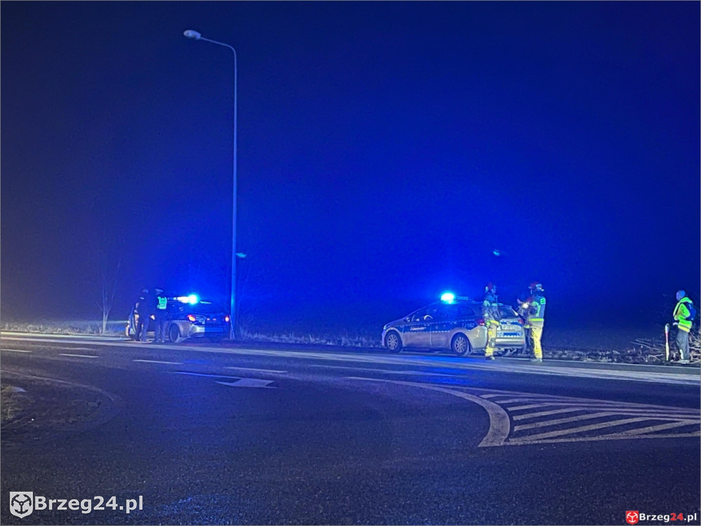 Grodków. Samochód potrącił pieszego na obwodnicy