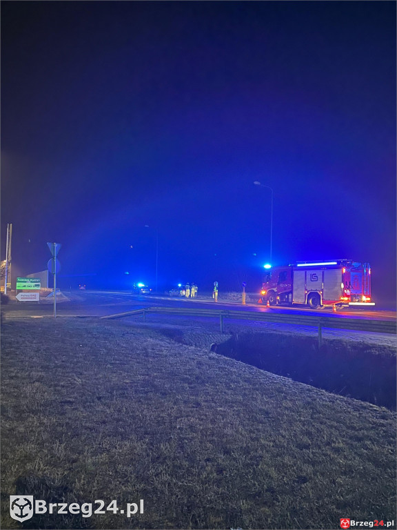 Grodków. Samochód potrącił pieszego na obwodnicy