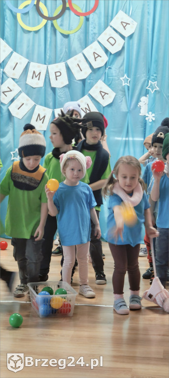 Zimowa Olimpiada w Przedszkolu nr 1 w Brzegu