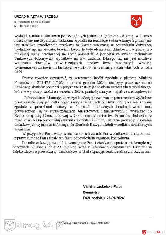 Jak rozeszło się Jaskólskiej-Palus 12 mln