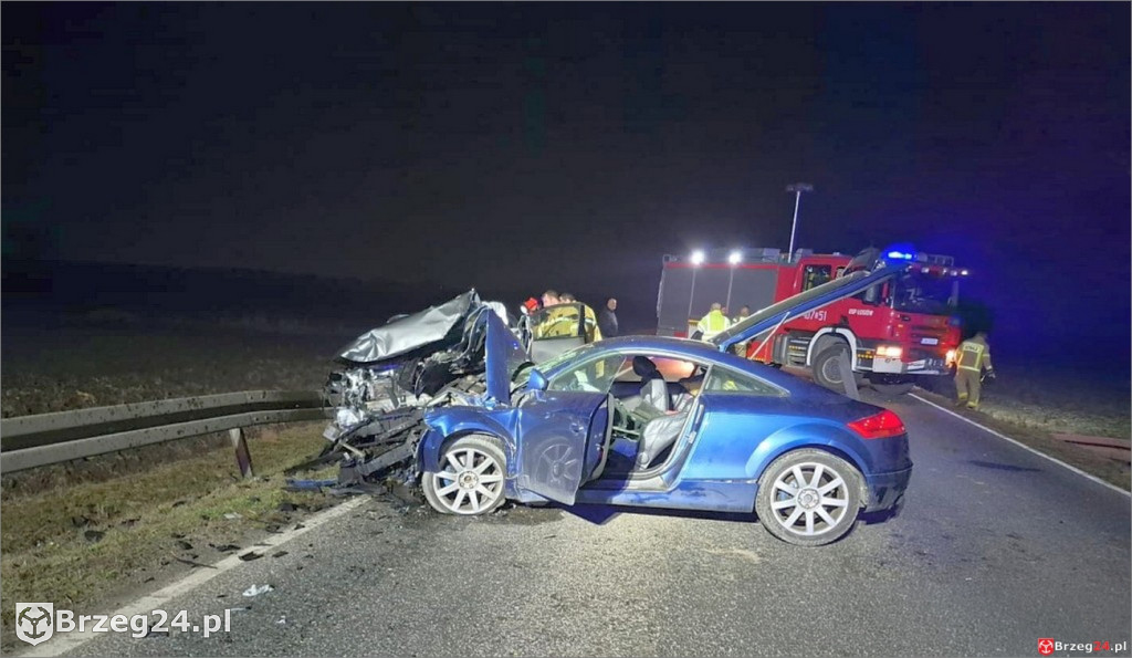 Czołówka na DK94 w Strzelnikach