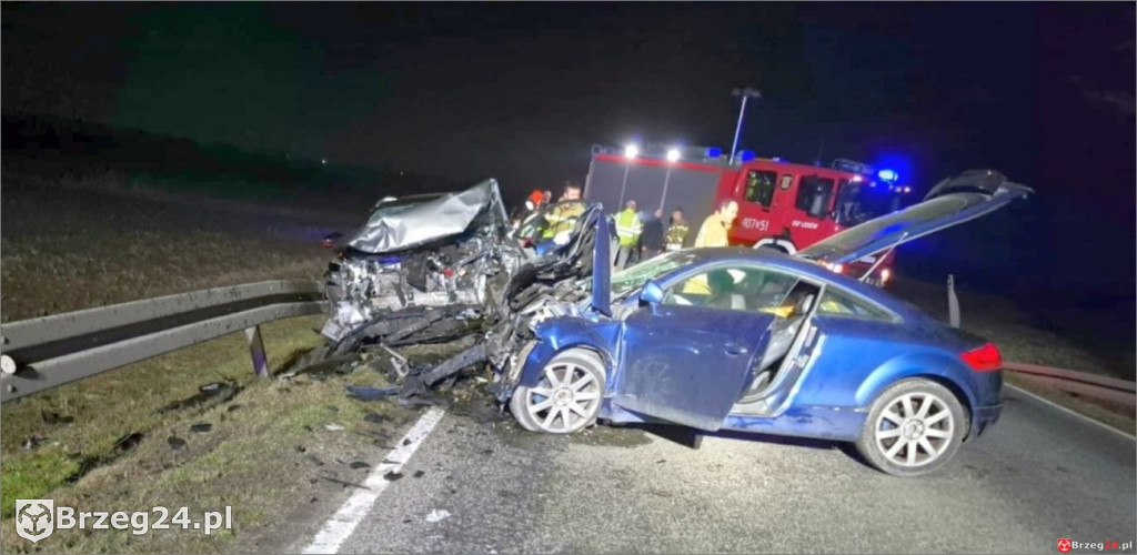 Czołówka na DK94 w Strzelnikach