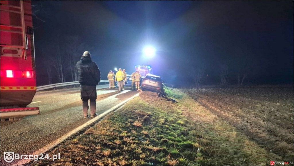 Czołówka na DK94 w Strzelnikach