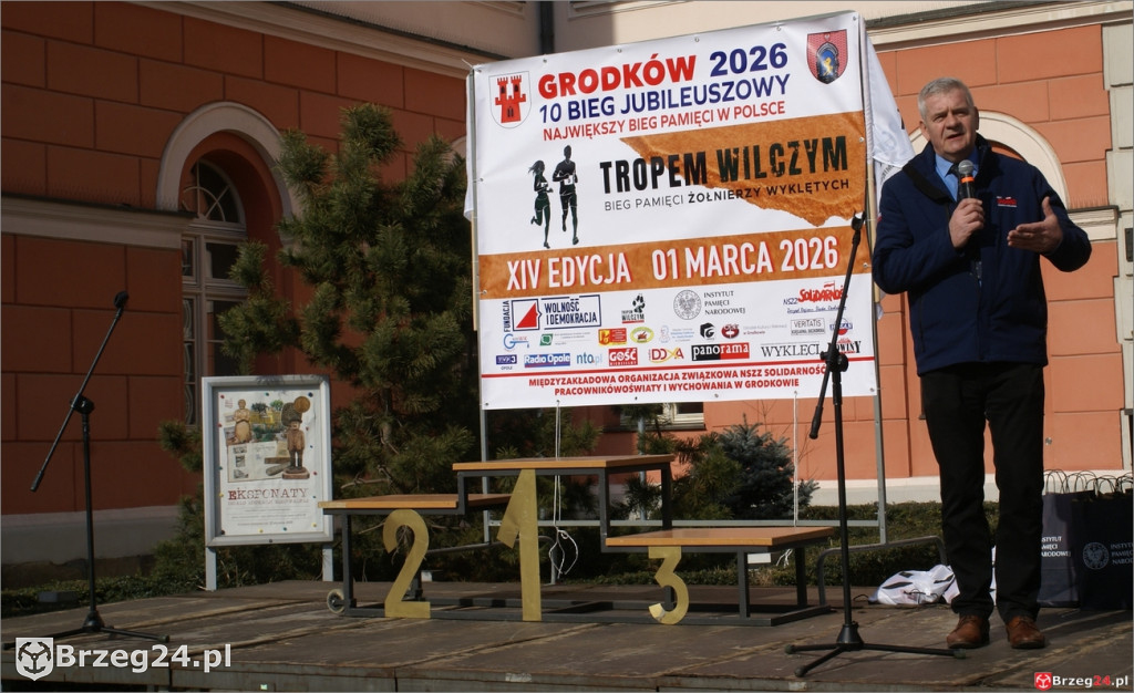 Jubileuszowy Bieg Tropem Wilczym w Grodkowie