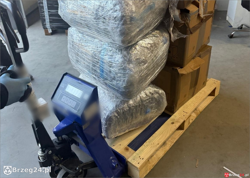 Marihuana warta 2,5 mln zł na palecie w firmie