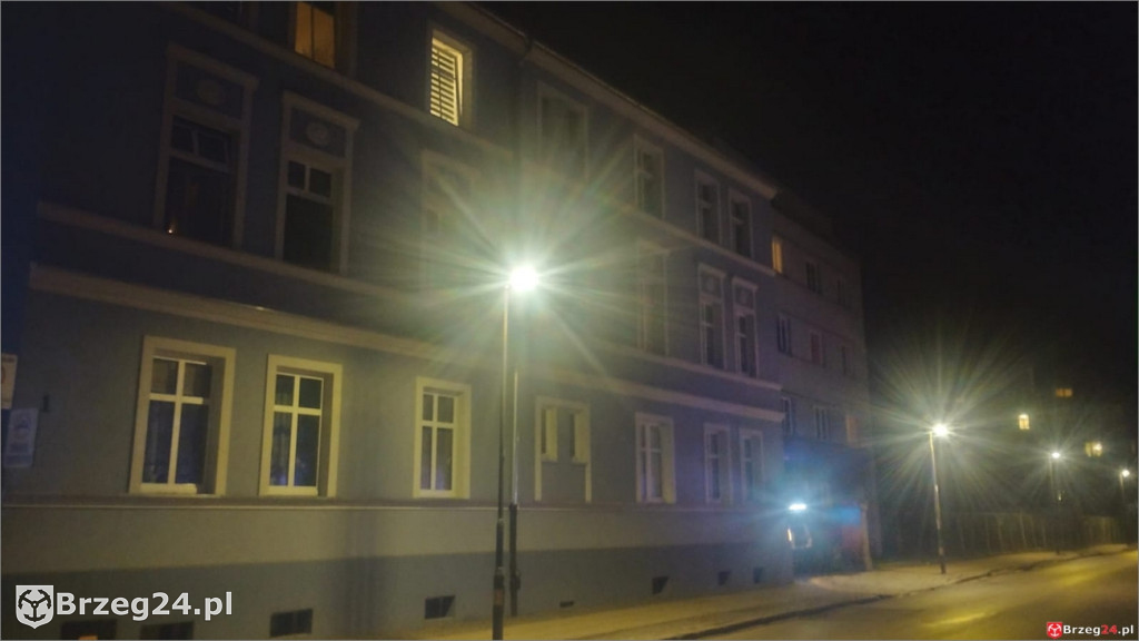 Pożar na ul. Szkolnej w Brzegu