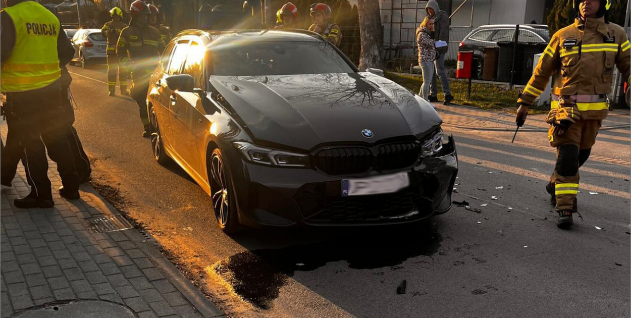 Zderzenie BMW i Renault w Skarbimierzu-Osiedlu