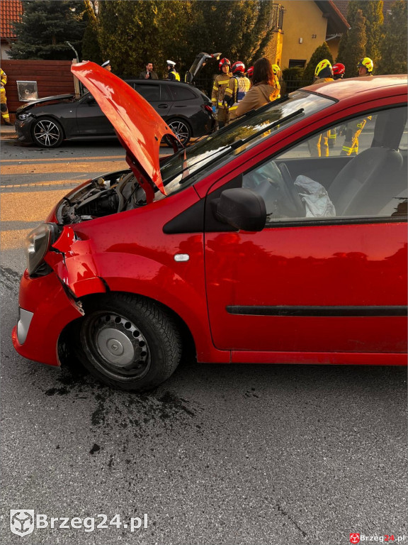 Zderzenie BMW i Renault w Skarbimierzu-Osiedlu