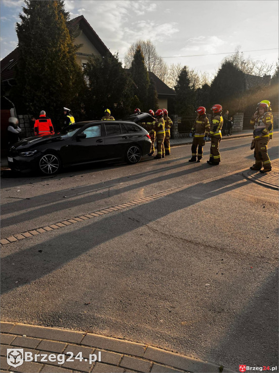 Zderzenie BMW i Renault w Skarbimierzu-Osiedlu