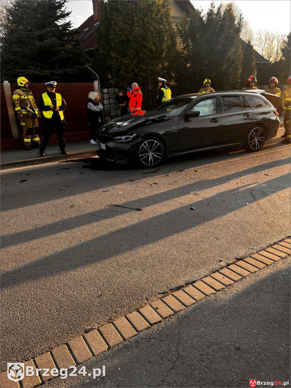 Zderzenie BMW i Renault w Skarbimierzu-Osiedlu