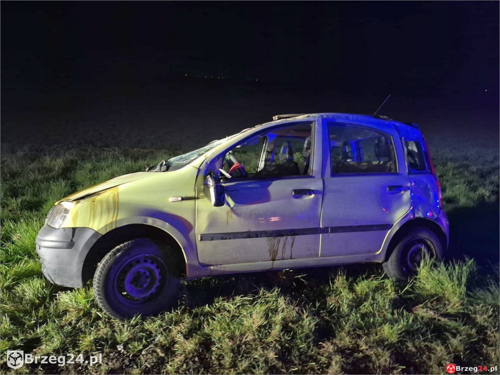 Łosiów - dachowanie 18-latki